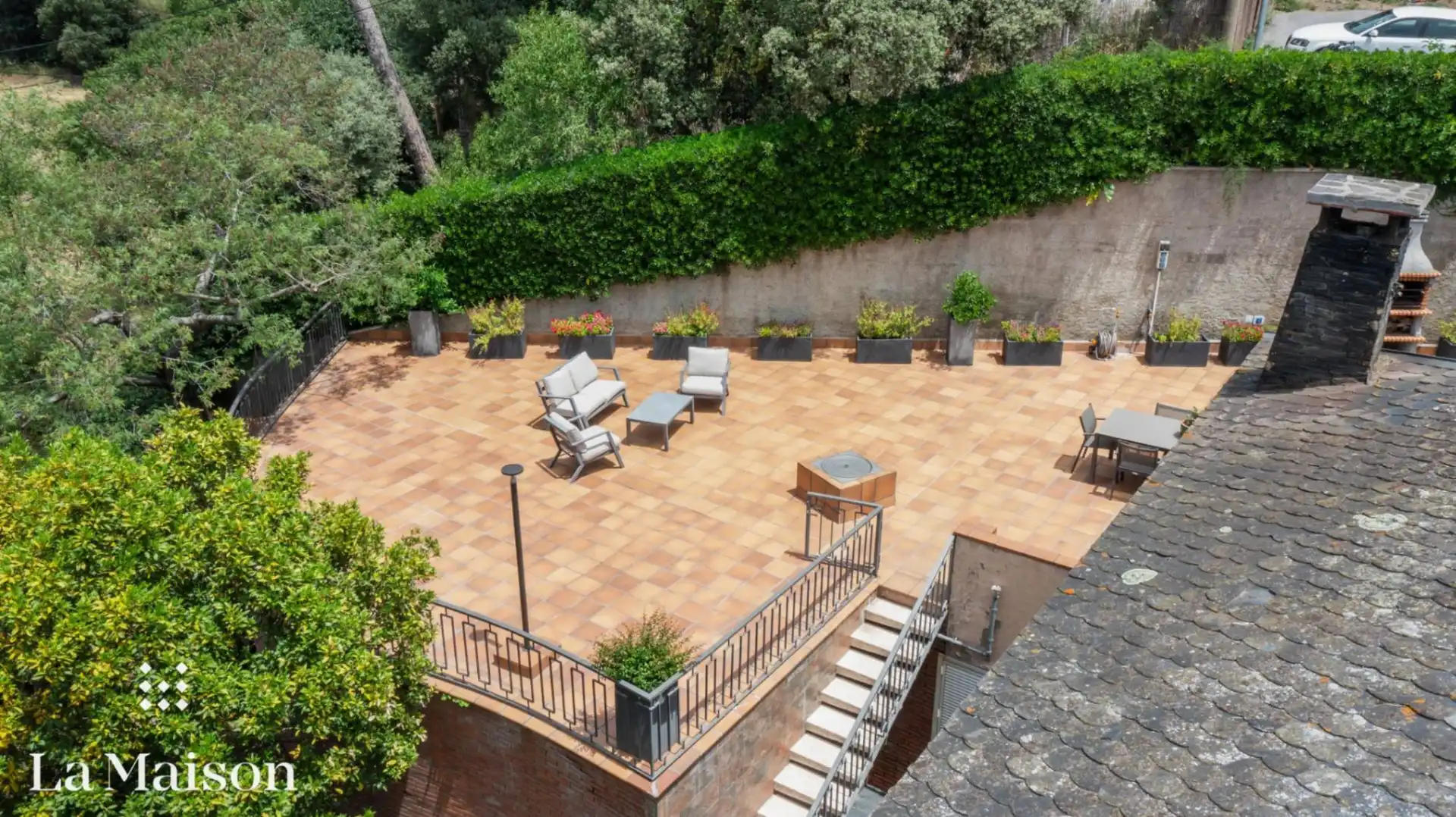 Terrassa de Casa o xalet en venda en La Roca del Vallès amb Calefacció, Jardí privat i Traster