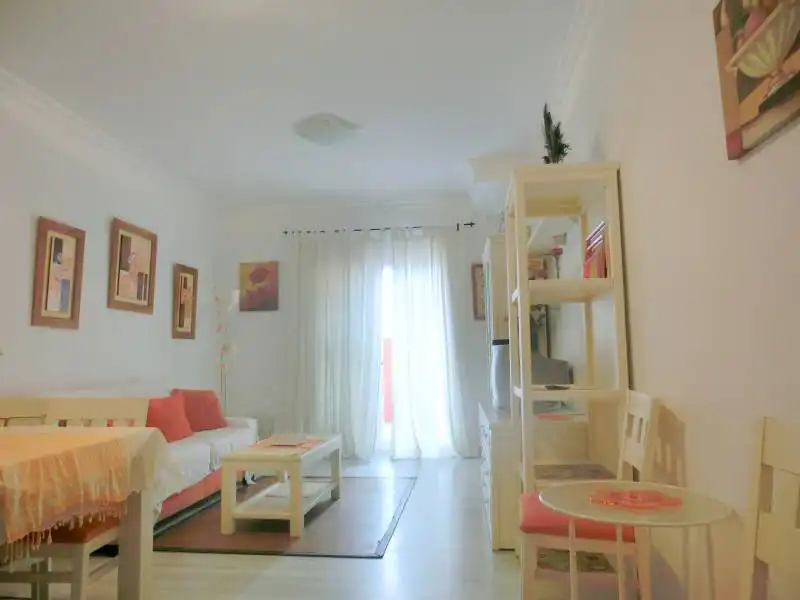 Sala d'estar de Pis de lloguer en Sanlúcar de Barrameda amb Moblat