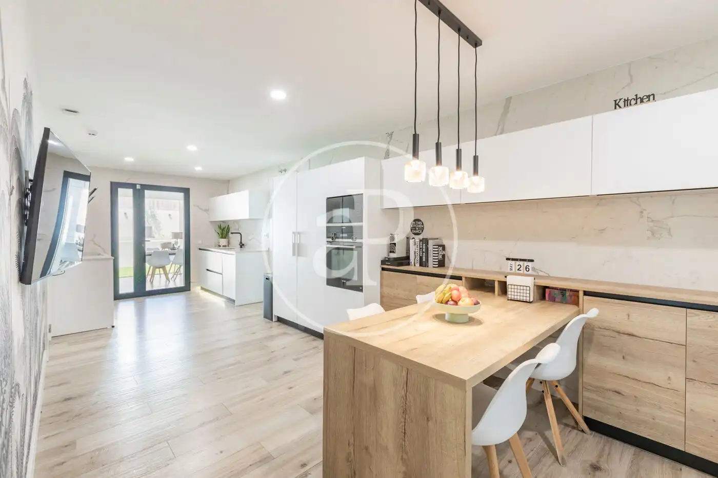 Küche von Haus oder Chalet zum Verkauf in Pozuelo de Alarcón mit Klimaanlage, Heizung und Privatgarten