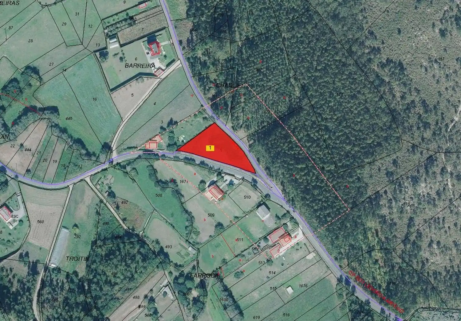 Rural land for sale in Lugar Fortesende