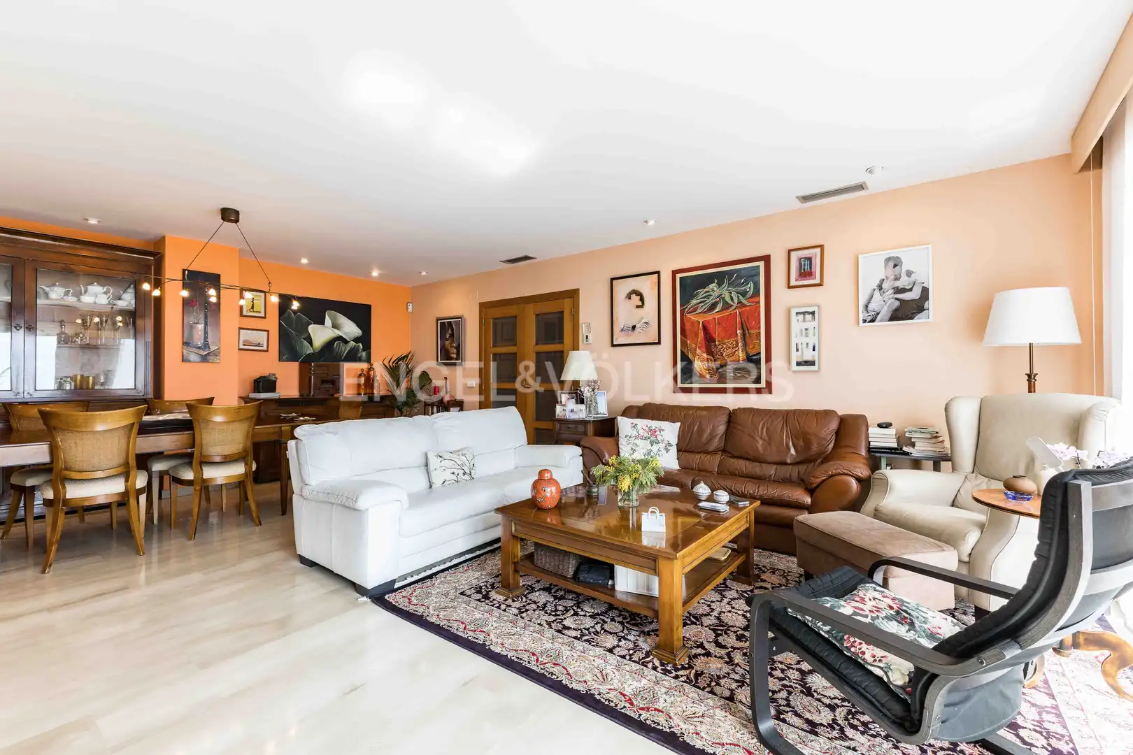 Wohnzimmer von Maisonette zum Verkauf in Sitges mit Klimaanlage, Heizung und Terrasse