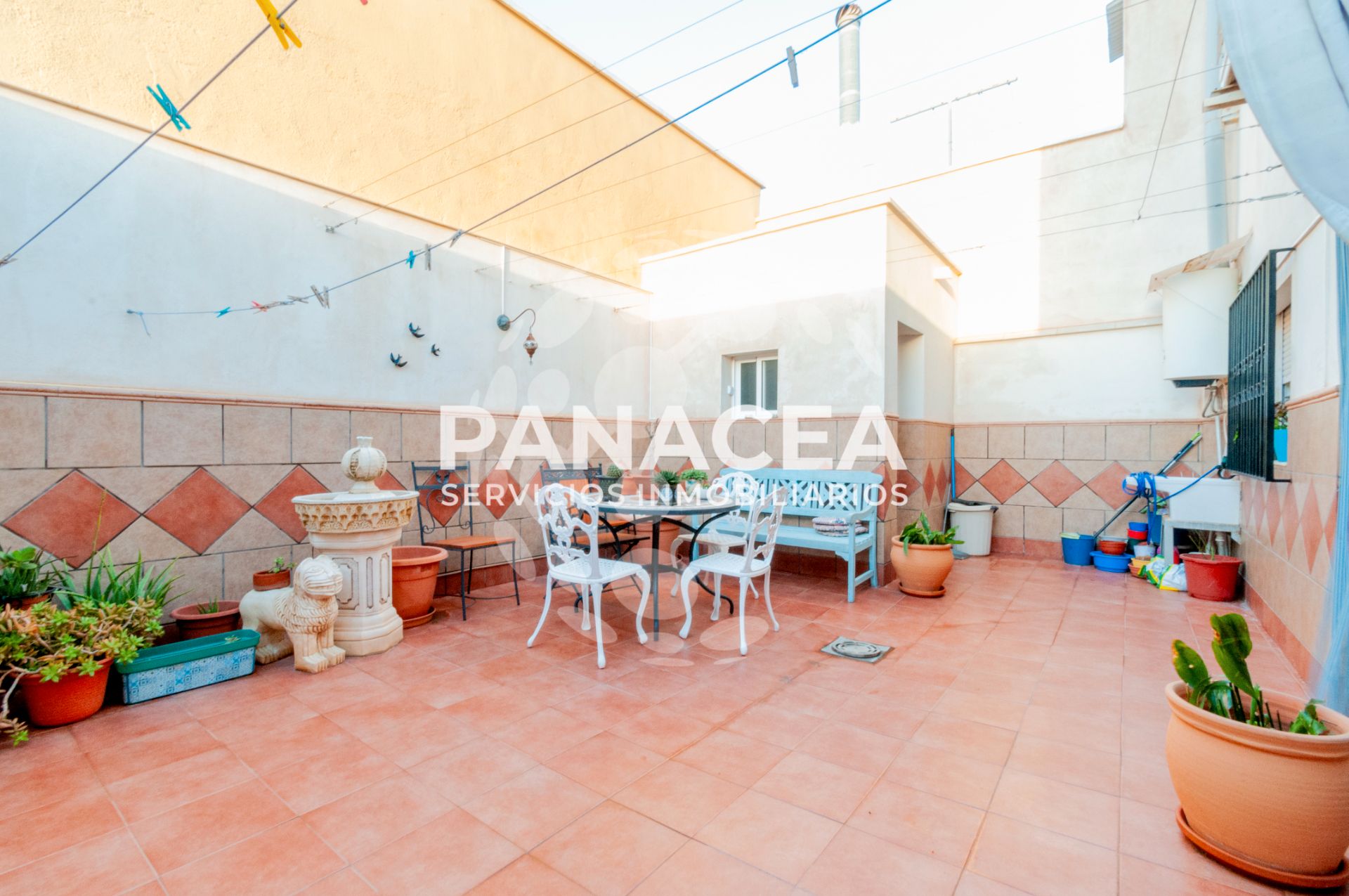 Terrassa de Casa adosada en venda en Vícar amb Aire condicionat, Terrassa i Moblat