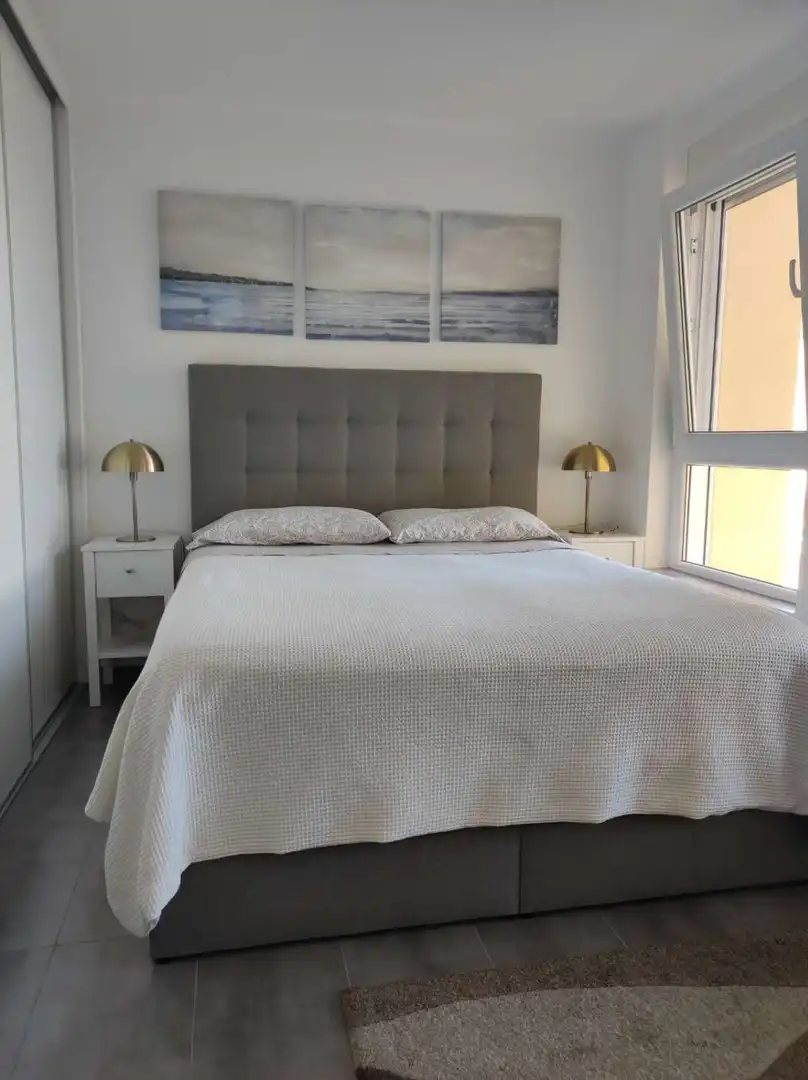 Bedroom of Study for rent in Algarrobo  with Air Conditioner, Swimming Pool and Furnished