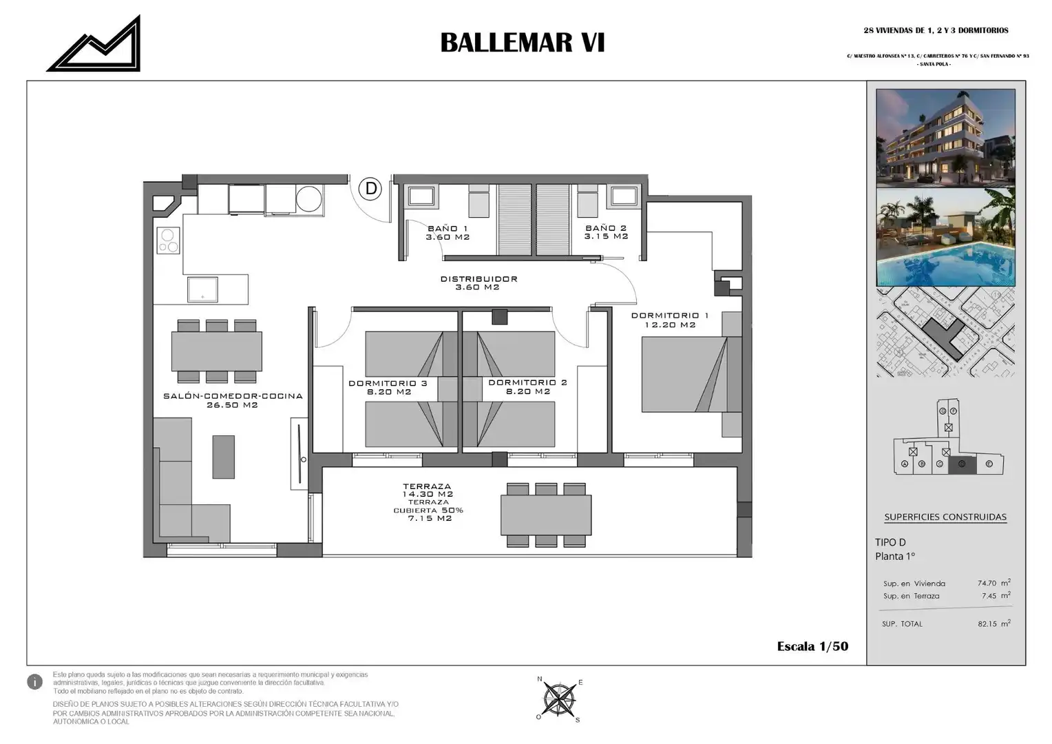 Piso en venta en Santa Pola