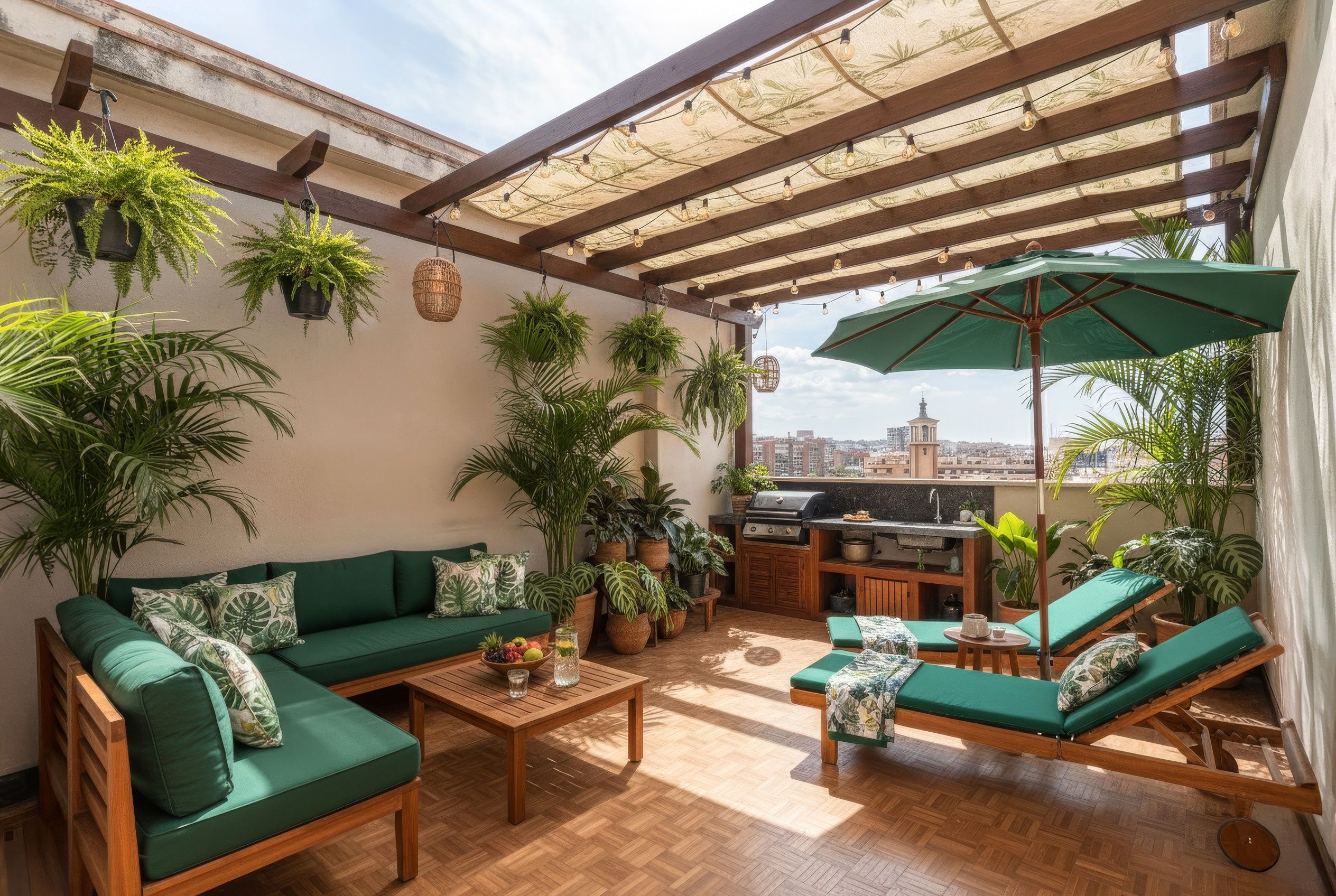 Terrace of Attic for sale in  Madrid Capital  with Heating, Terrace and Balcony