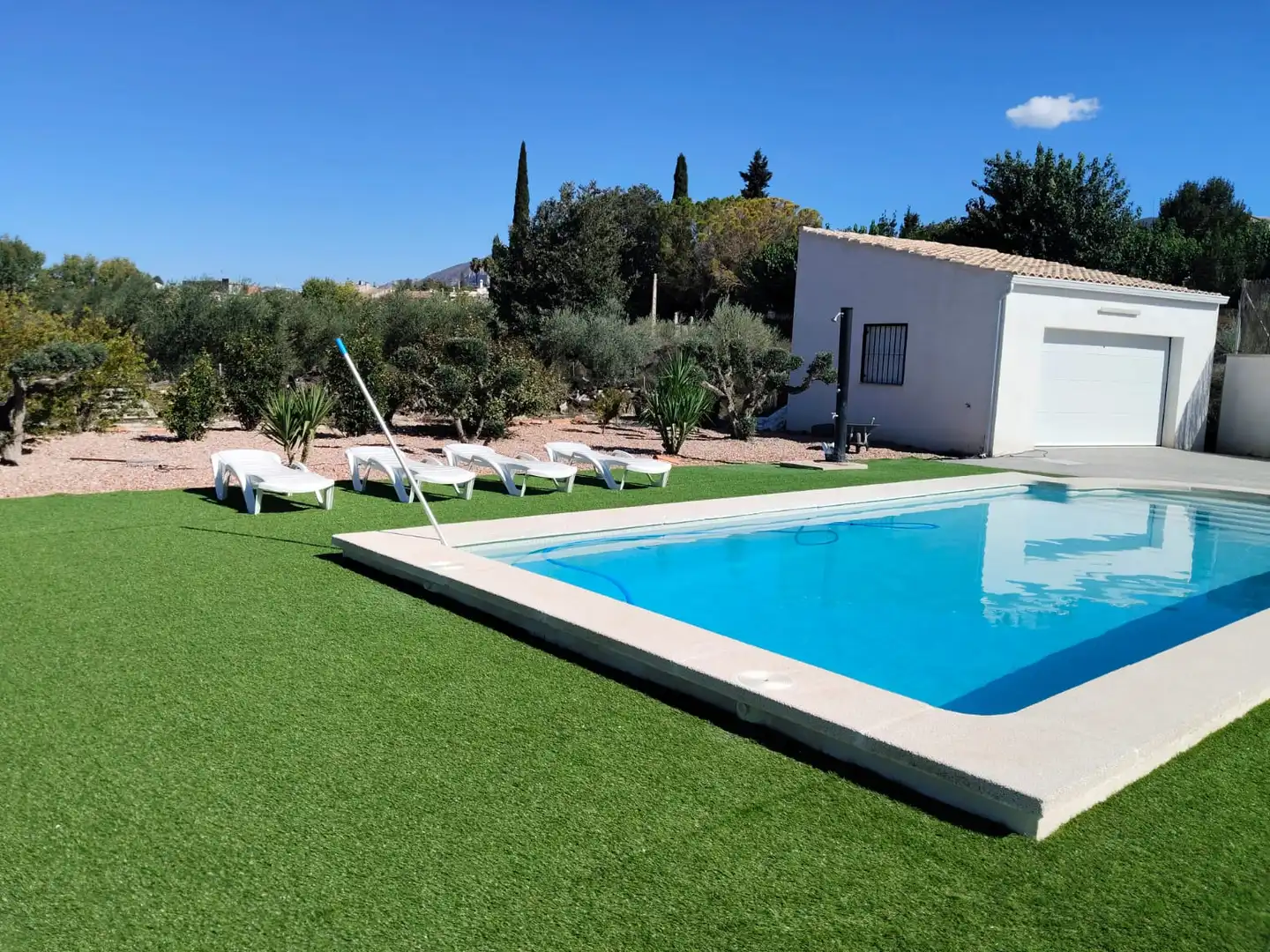Piscina de Casa o chalet en venta en Benimarfull con Jardín privado, Terraza y Trastero