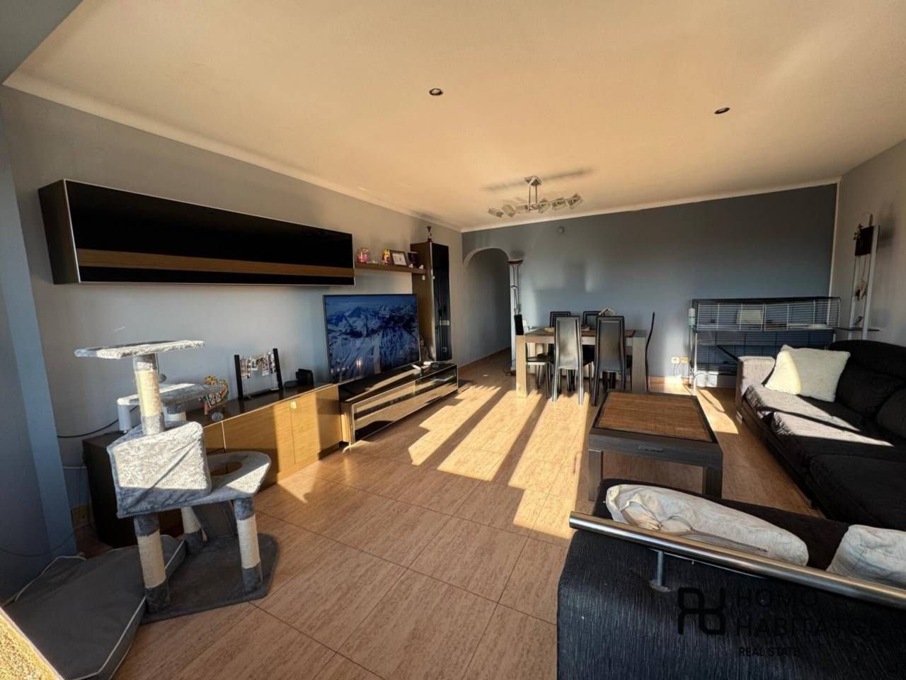 Sala de estar de Piso en venta en Terrassa con Aire acondicionado, Calefacción y Terraza