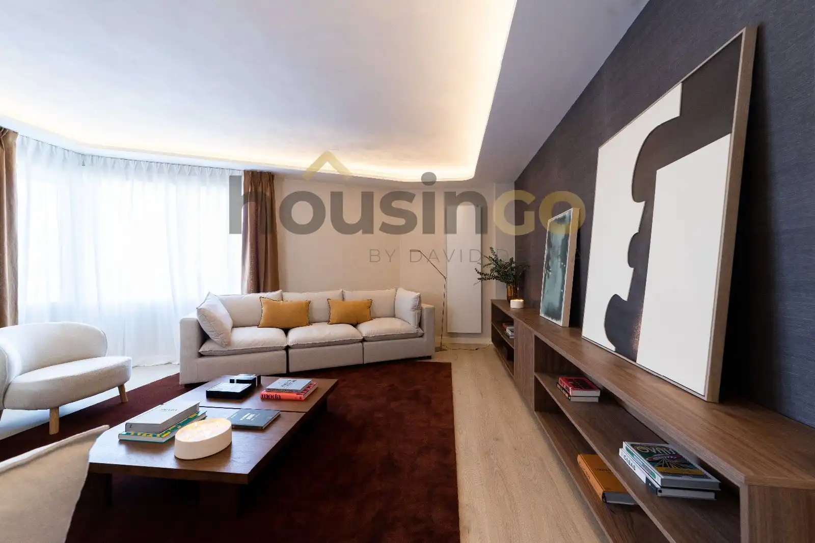 Sala de estar de Piso en venta en Madrid con Aire acondicionado, Calefacción y Parquet