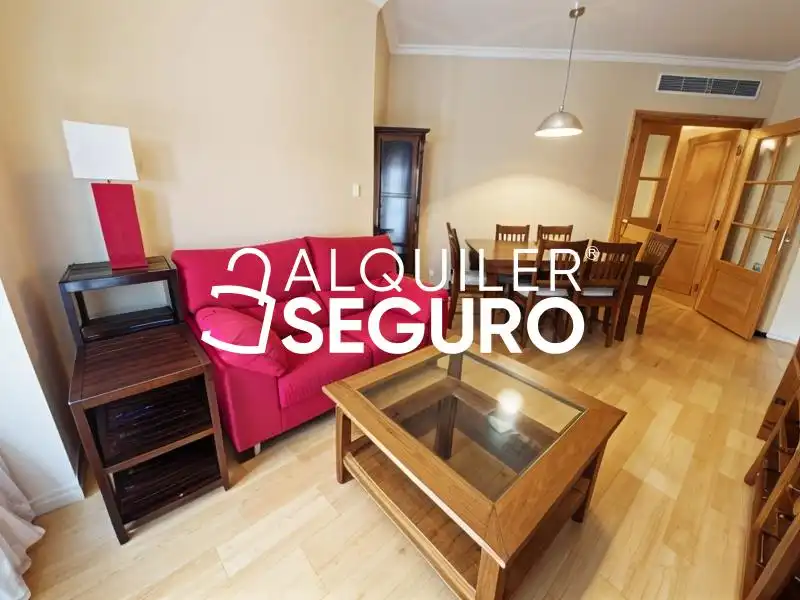 Sala d'estar de Pis de lloguer en Madrid amb Aire condicionat, Calefacció i Piscina