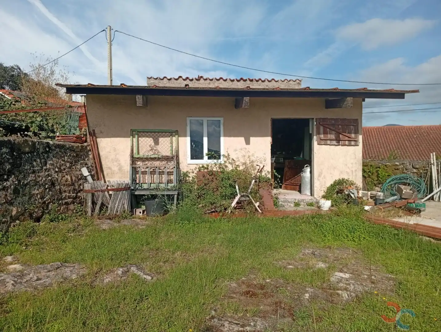 Vista exterior de Casa o chalet en venta en Campo Lameiro