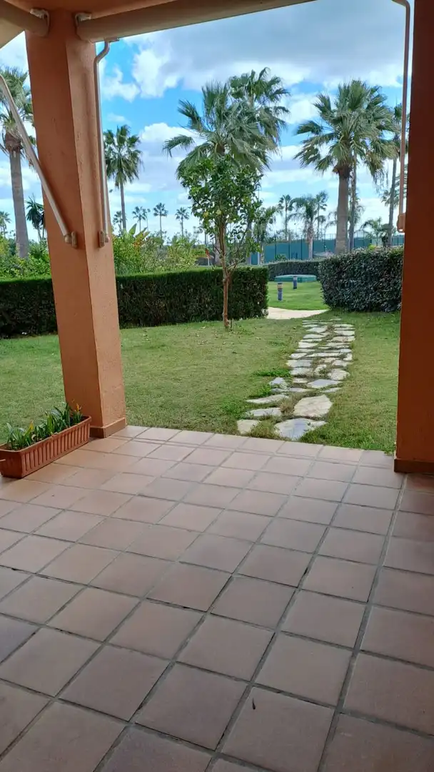 Garten von Wohnungen zum Verkauf in Islantilla mit Klimaanlage, Heizung und Terrasse