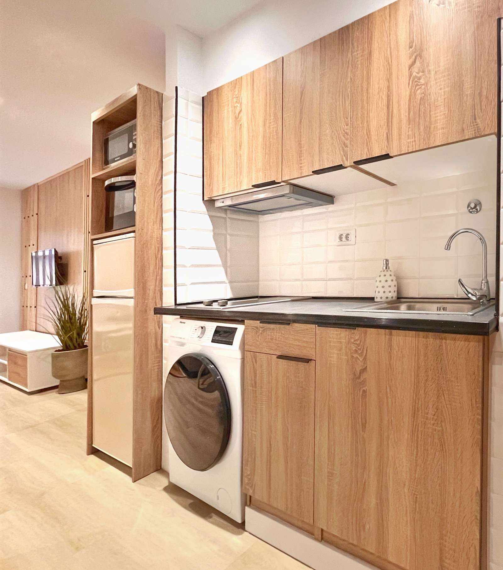 Kitchen of Study to share in Puerto de la Cruz  with Air Conditioner and Terrace