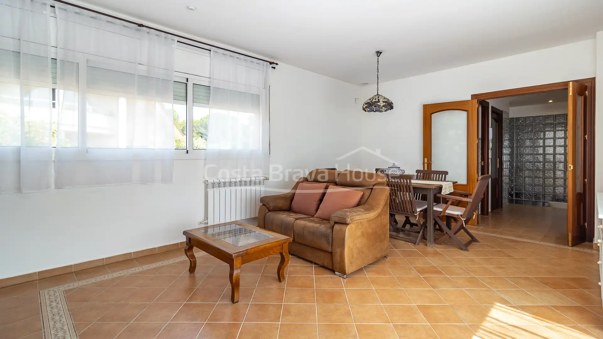 Sala de estar de Casa o chalet en venta en Calonge i Sant Antoni con Calefacción, Jardín privado y Parquet