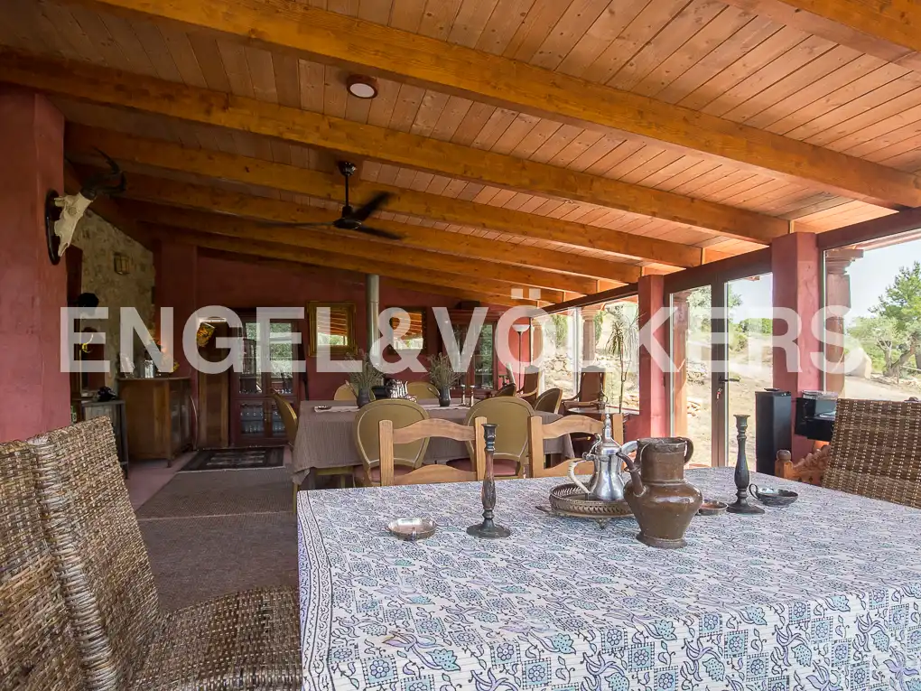 Terraza de Casa o chalet en venta en Enguera con Aire acondicionado, Calefacción y Jardín privado