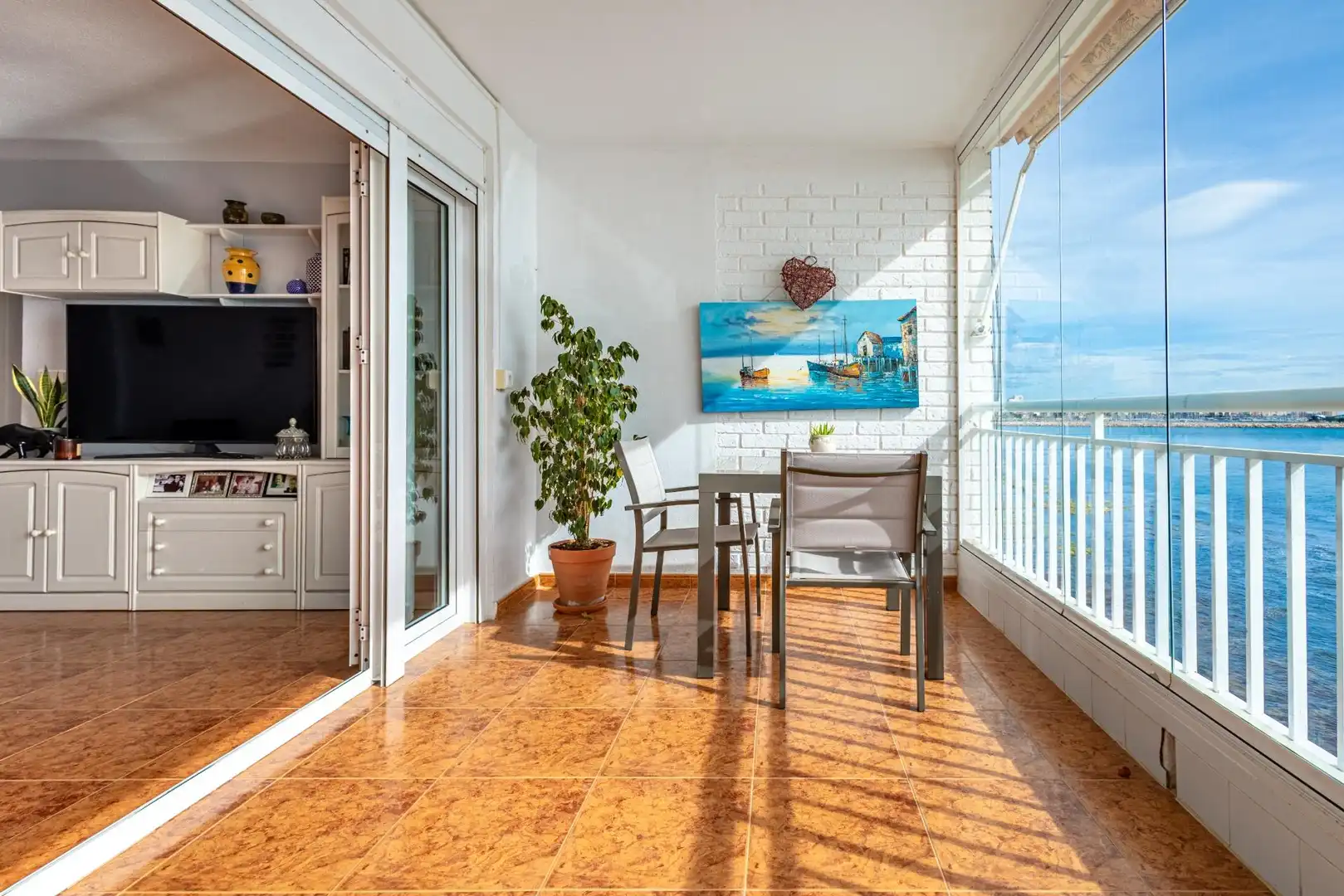 Terrasse von Wohnung zum Verkauf in Torrevieja mit Terrasse, Möbliert und Balkon