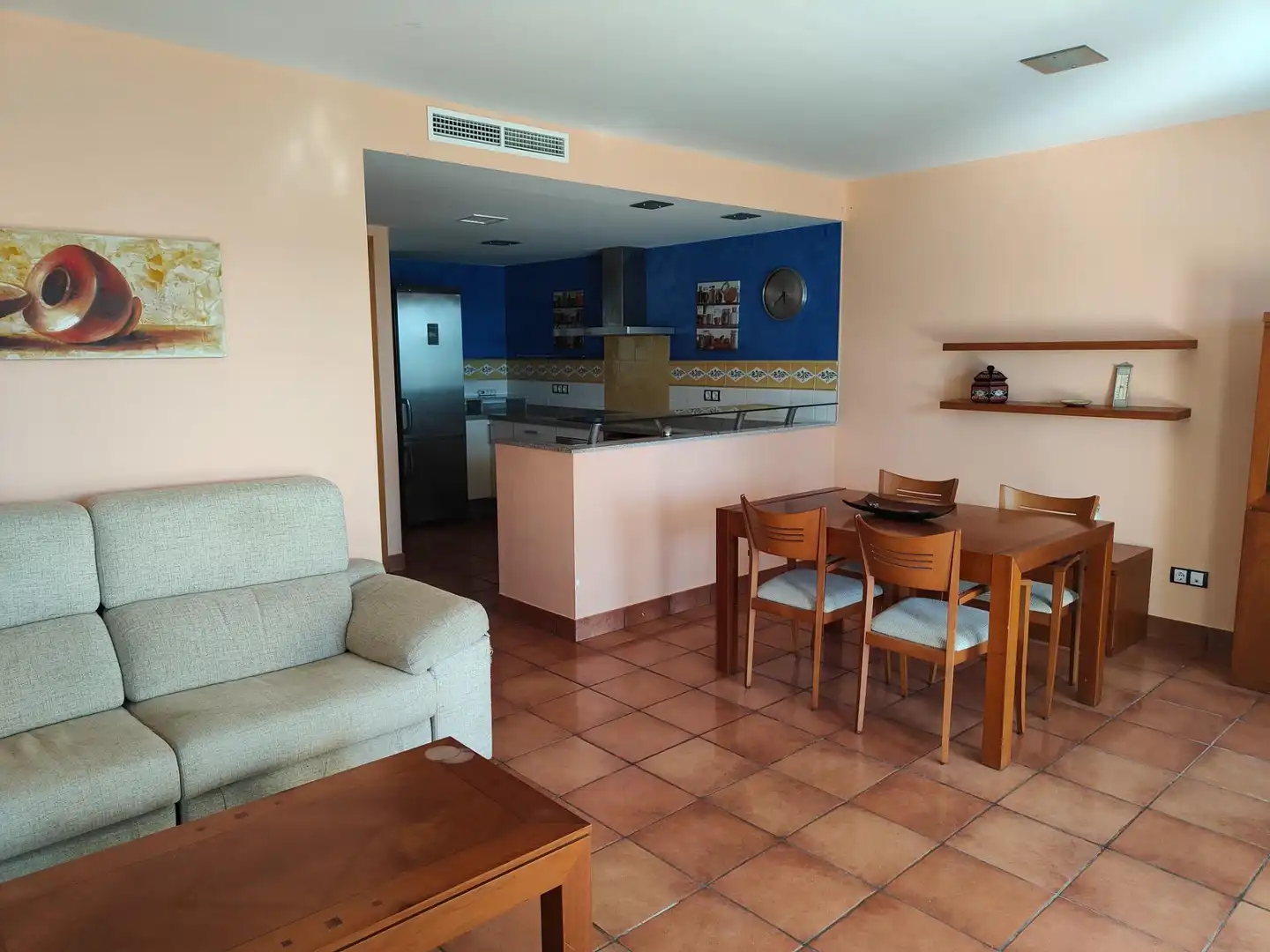Living room of Apartments for sale in Alcanar  with Air Conditioner, Private garden and Terrace