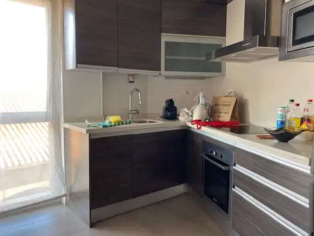 Cuina de Pis en venda en Terrassa amb Calefacció, Parquet i Terrassa