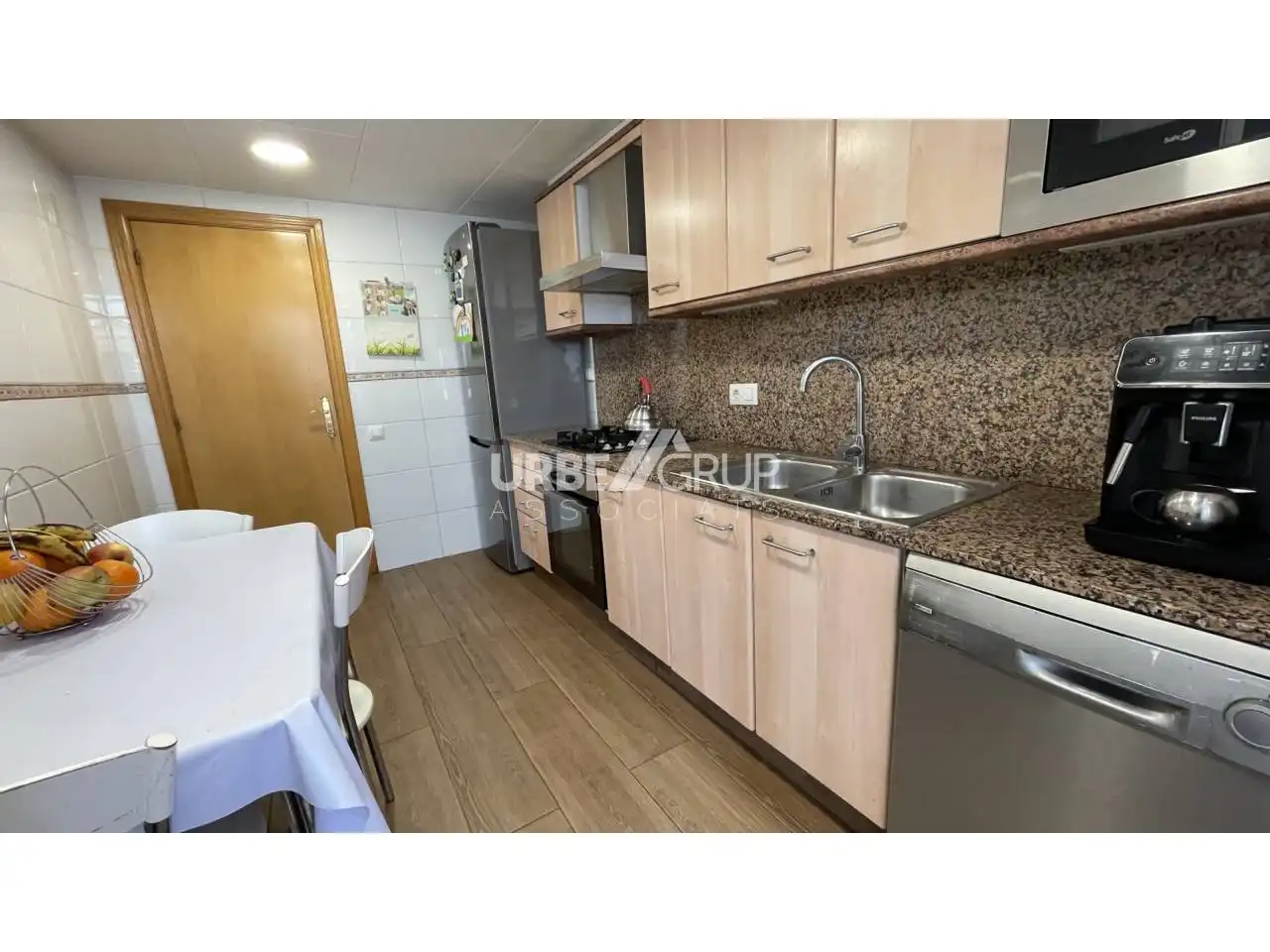 Kitchen of Flat for sale in Sant Andreu de la Barca  with Heating, Terrace and Storage room
