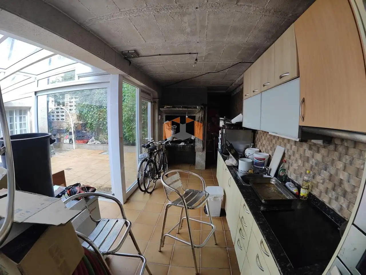 Cocina de Casa o chalet en venta en Nigrán con Calefacción, Jardín privado y Parquet