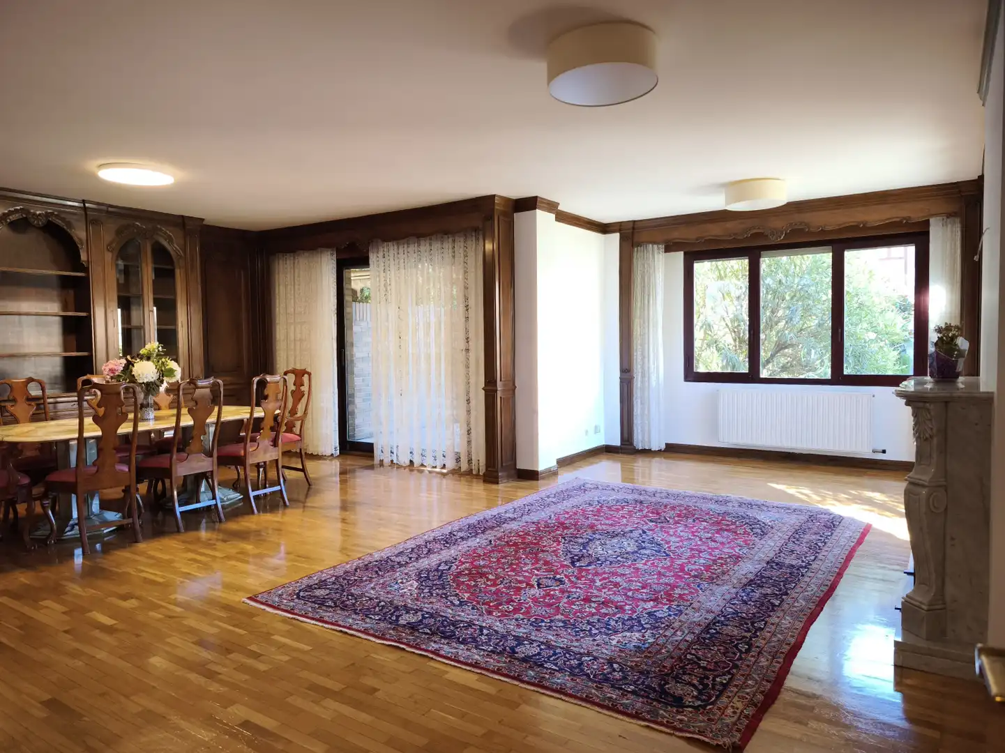 Menjador de Casa o xalet en venda en  Logroño amb Calefacció, Parquet i Terrassa