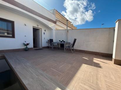 Terrassa de Casa o xalet en venda en San Pedro del Pinatar amb Aire condicionat, Jardí privat i Terrassa