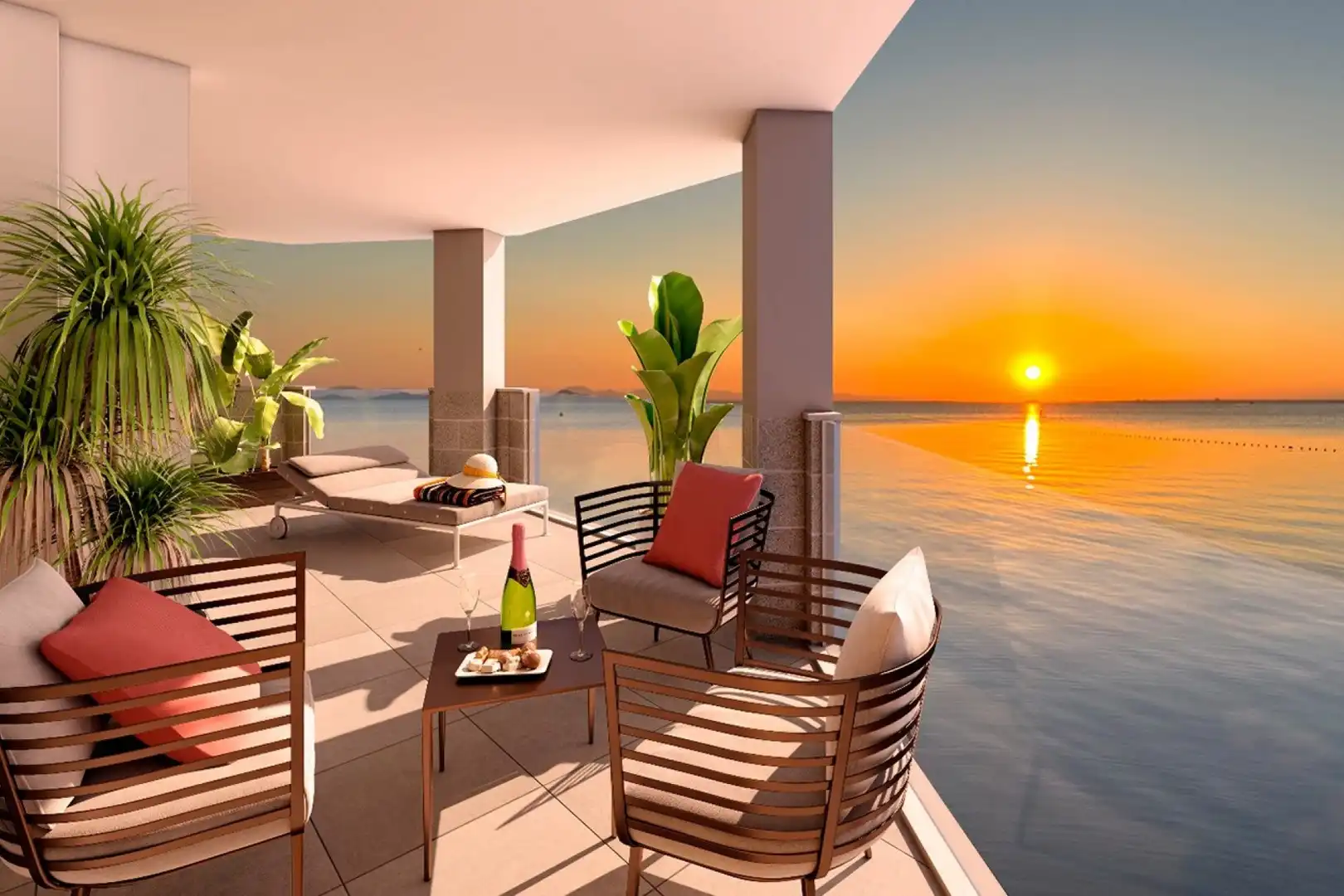 Terrace of Flat for sale in Tomás Maestre