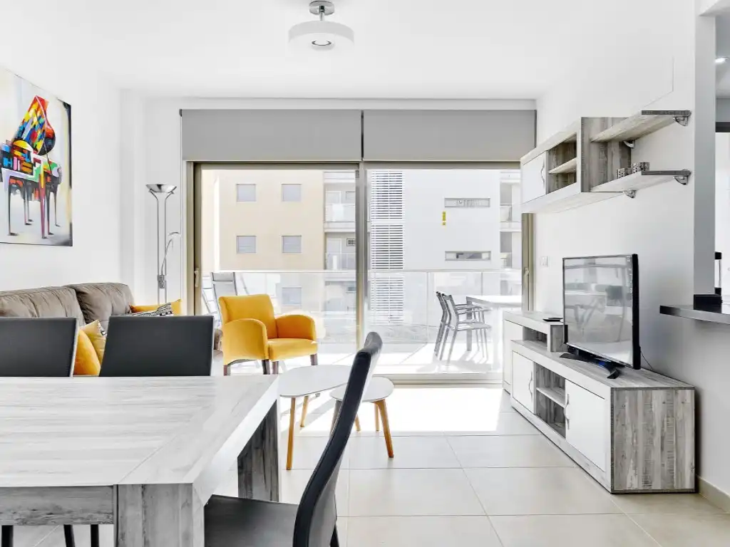 Wohnzimmer von Wohnungen zum Verkauf in Orihuela mit Klimaanlage, Terrasse und Möbliert