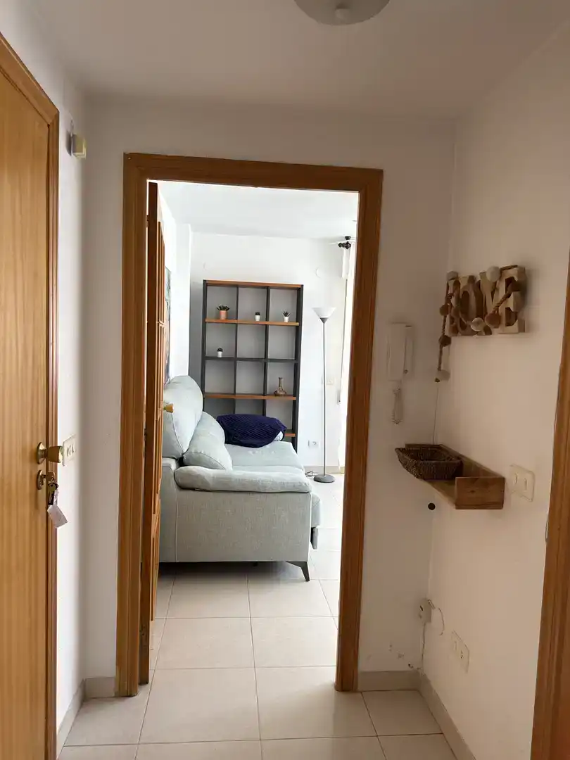 Wohnzimmer von Wohnungen zur Miete in Benicasim / Benicàssim mit Klimaanlage, Schwimmbad und Balkon