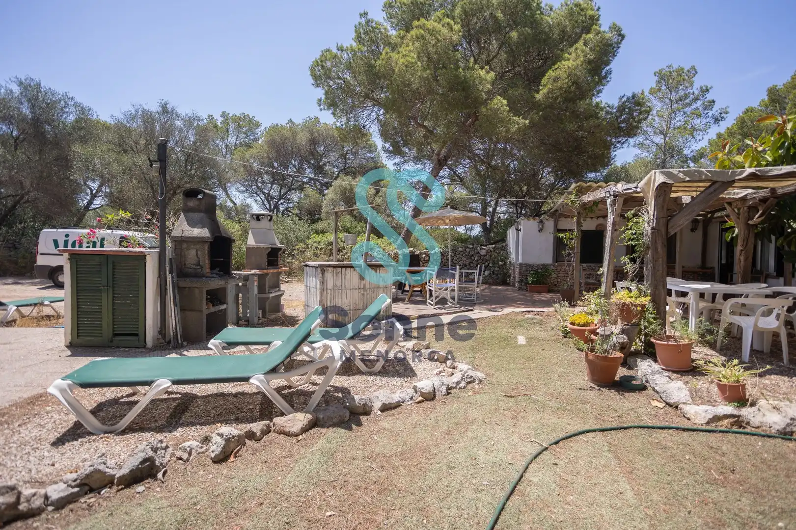 Jardí de Casa o xalet en venda en Ferreries amb Jardí privat, Terrassa i Piscina
