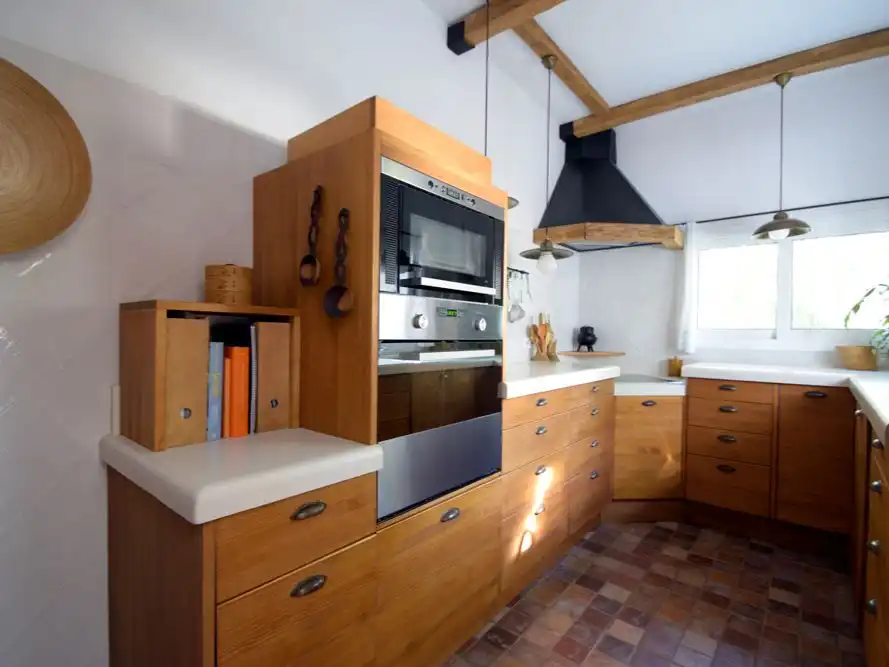 Cuina de Casa o xalet en venda en Dos Hermanas amb Aire condicionat, Terrassa i Balcó
