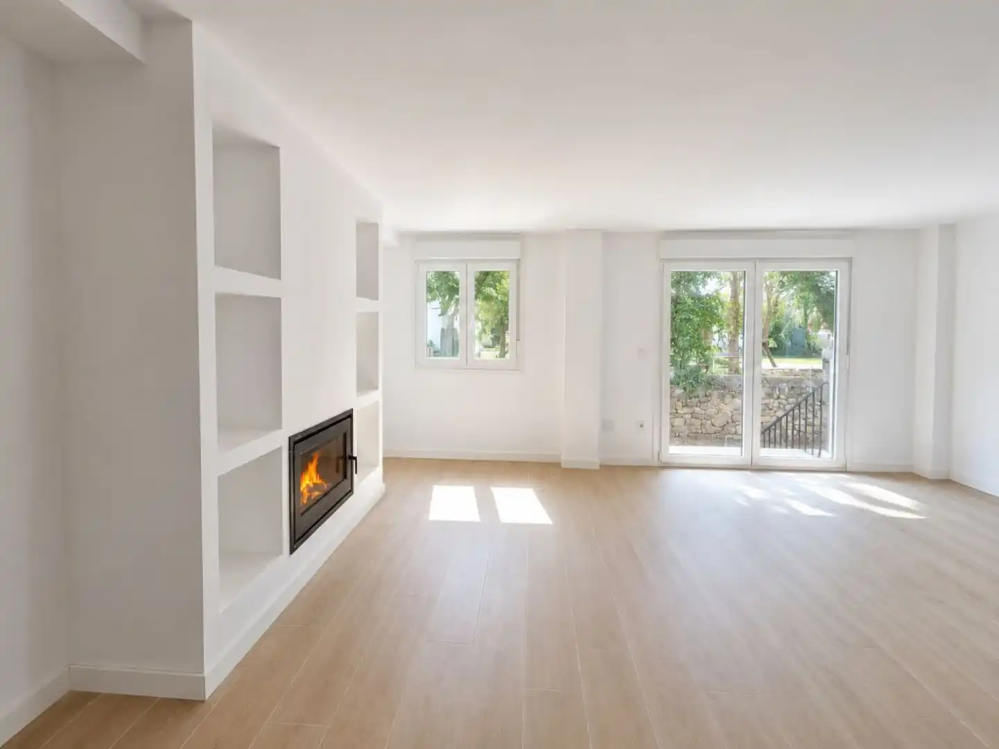 Sala de estar de Casa o chalet en venta en Molledo con Calefacción, Jardín privado y Parquet