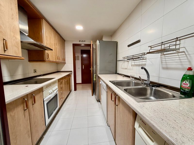 Kitchen of Flat for sale in  Madrid Capital  with Heating