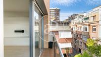 Exterior view of Flat for sale in  Barcelona Capital  with Air Conditioner, Heating and Terrace