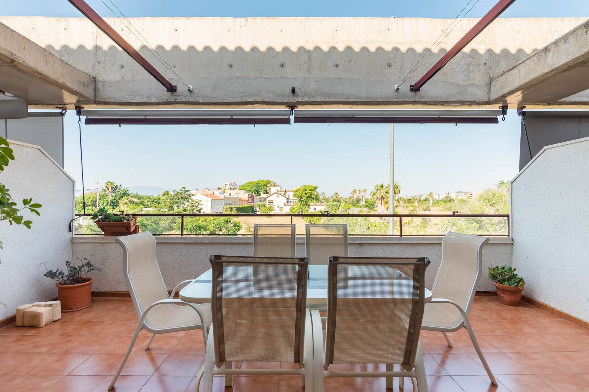 Terrace of Attic for sale in  Murcia Capital  with Air Conditioner, Parquet flooring and Storage room