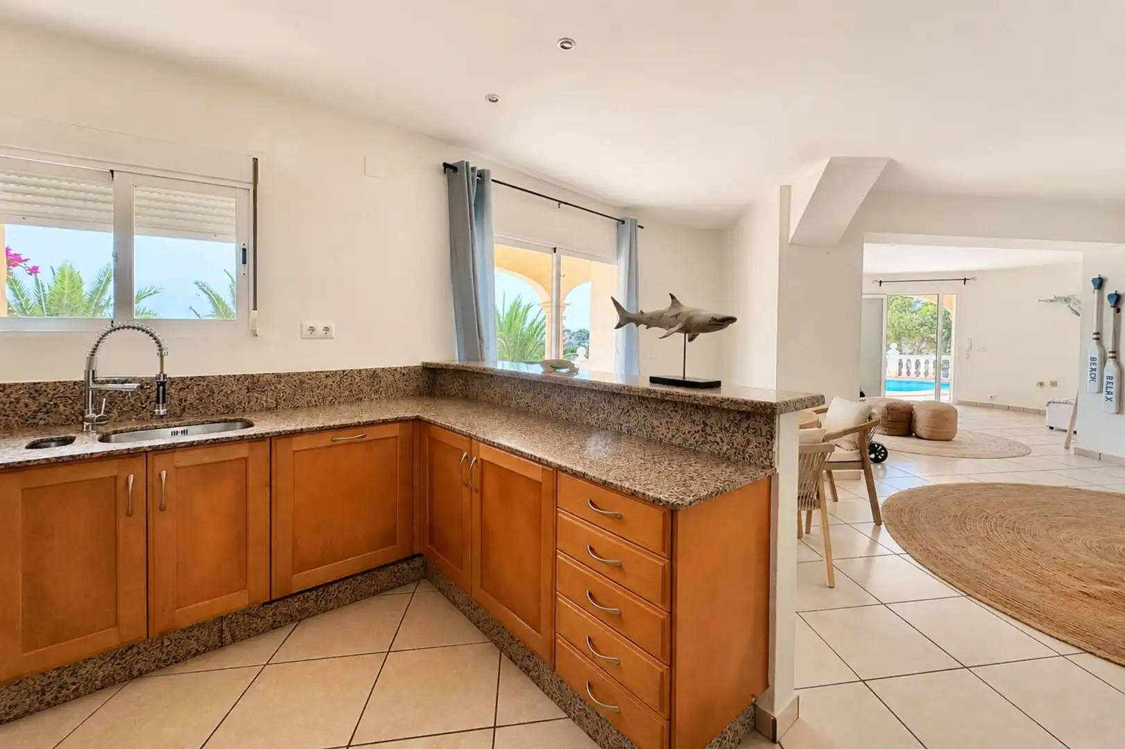 Cocina de Casa o chalet en venta en Jávea / Xàbia con Aire acondicionado, Calefacción y Jardín privado