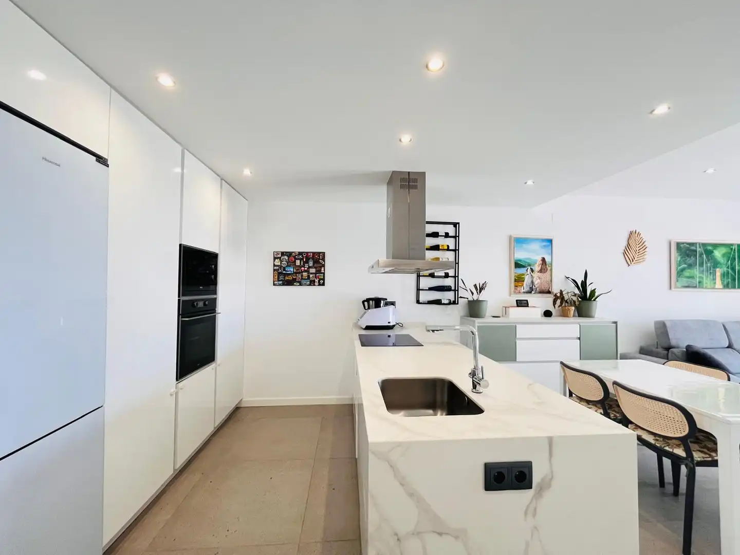 Kitchen of Detached homes for sale in Vilanova i la Geltrú  with Heating, Private garden and Swimming Pool