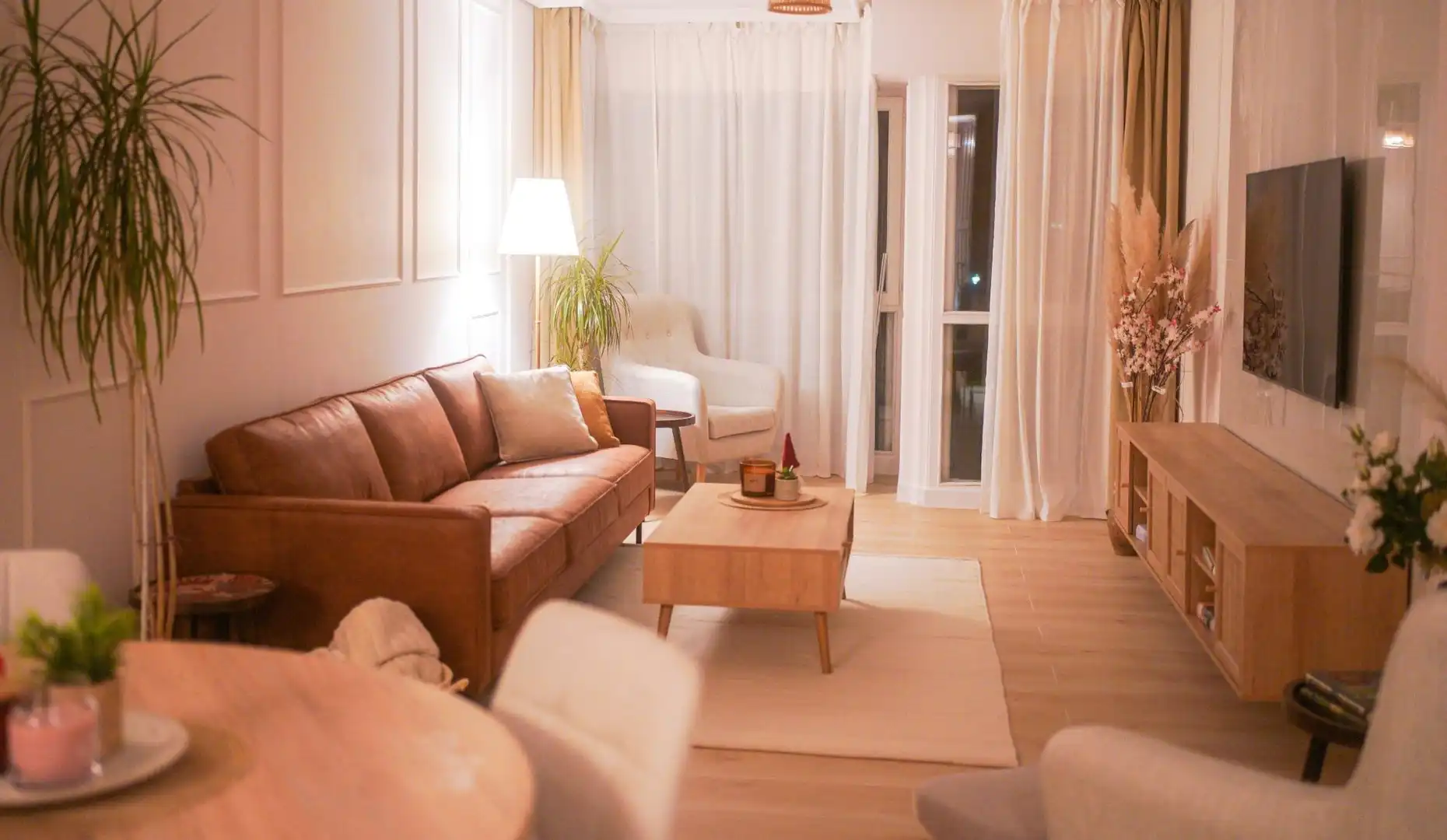Sala de estar de Piso en venta en Bareyo con Calefacción y Amueblado