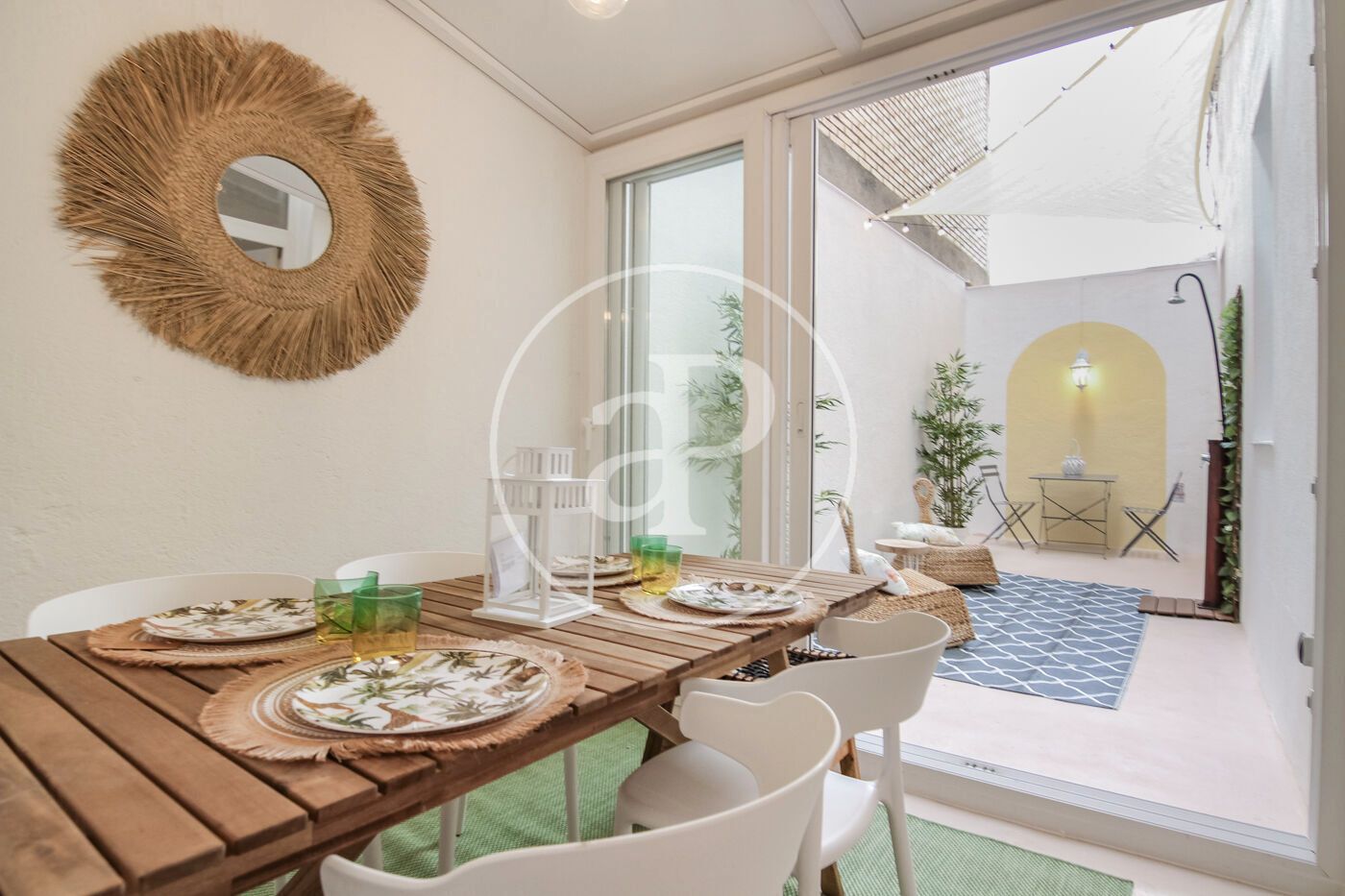 Dining room of Flat for sale in  Madrid Capital  with Air Conditioner, Heating and Furnished