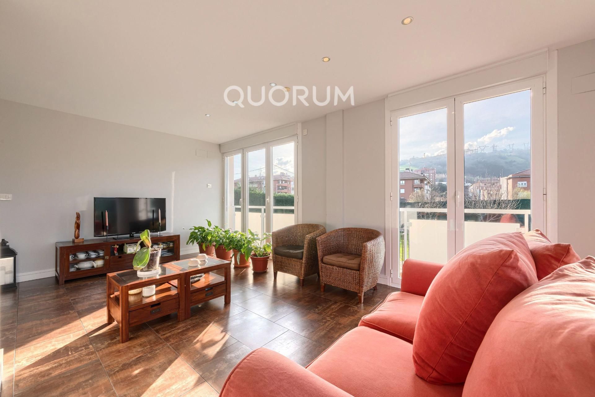 Living room of Single-family semi-detached for sale in Basauri   with Heating, Private garden and Terrace