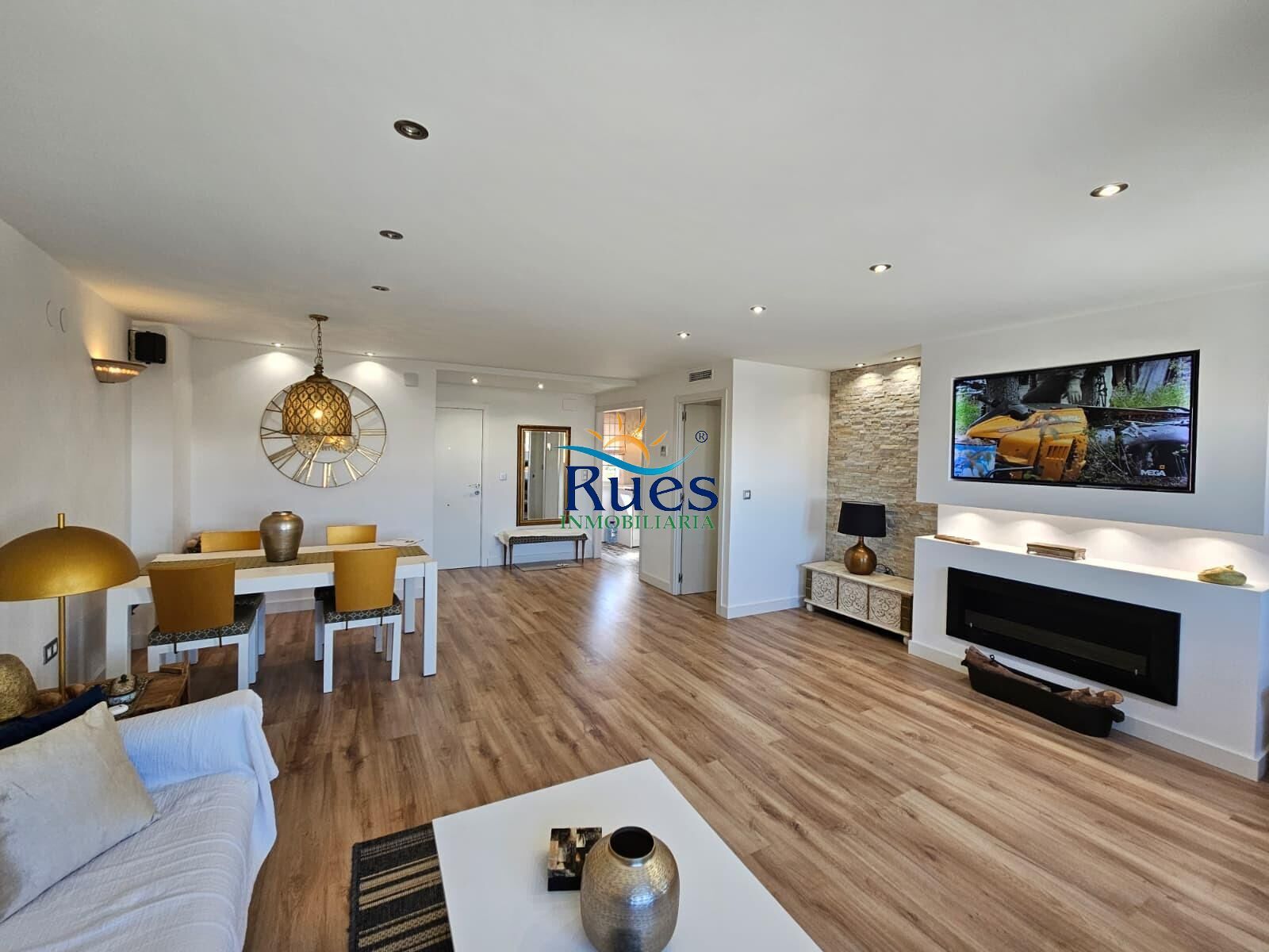Sala d'estar de Pis en venda en Burriana / Borriana amb Aire condicionat, Parquet i Traster