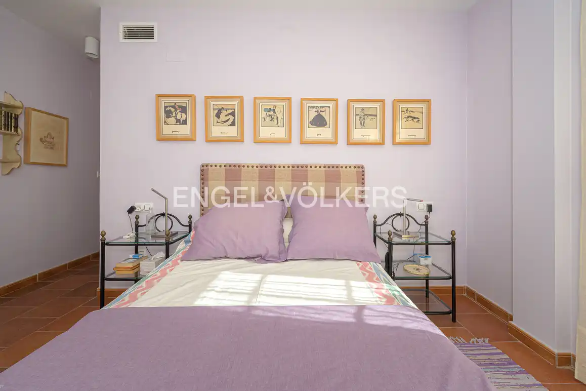 Bedroom of Houses for sale in Villajoyosa / La Vila Joiosa  with Air Conditioner, Private garden and Terrace
