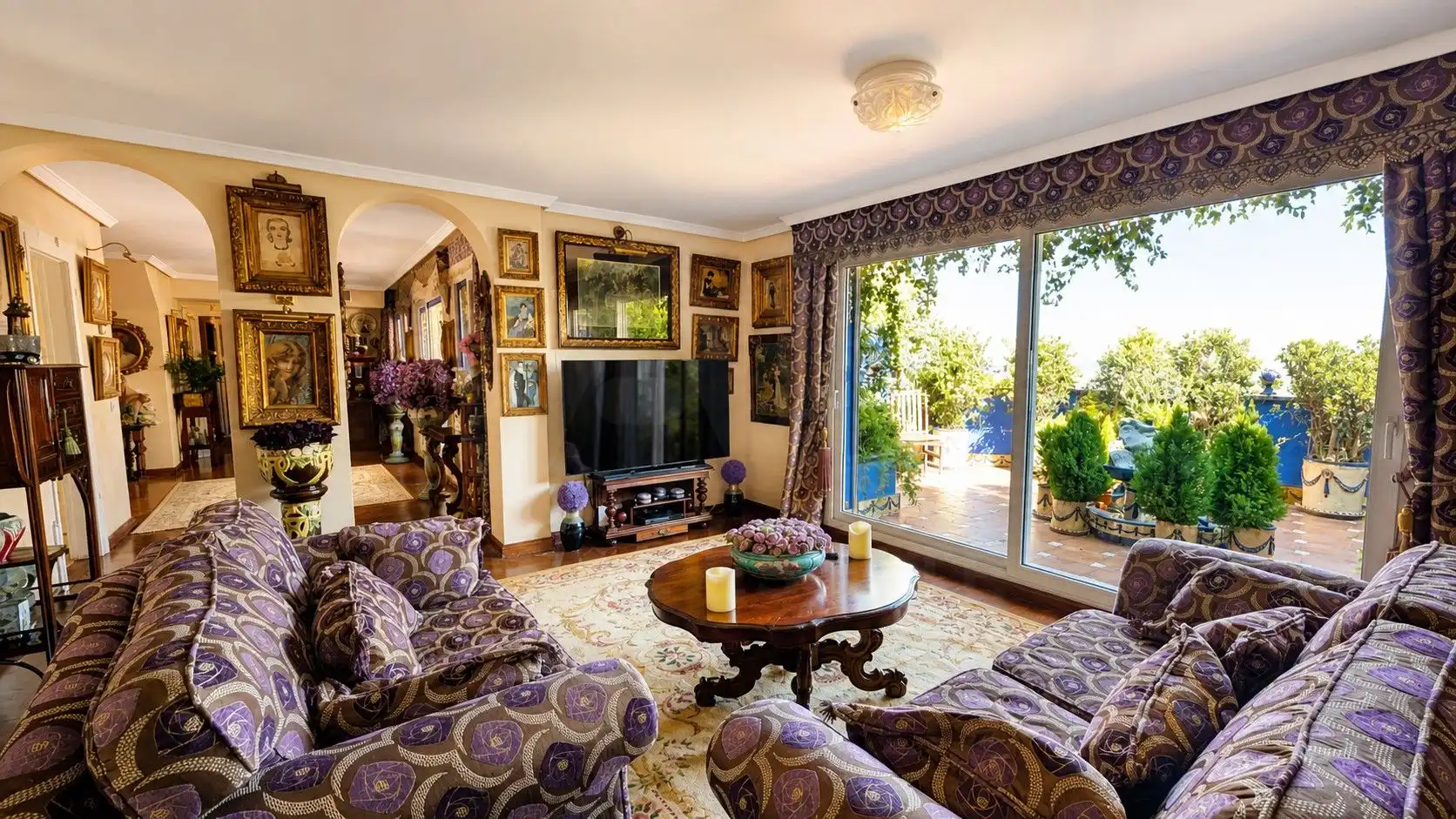 Sala de estar de Ático en venta en Torremolinos con Aire acondicionado, Calefacción y Terraza