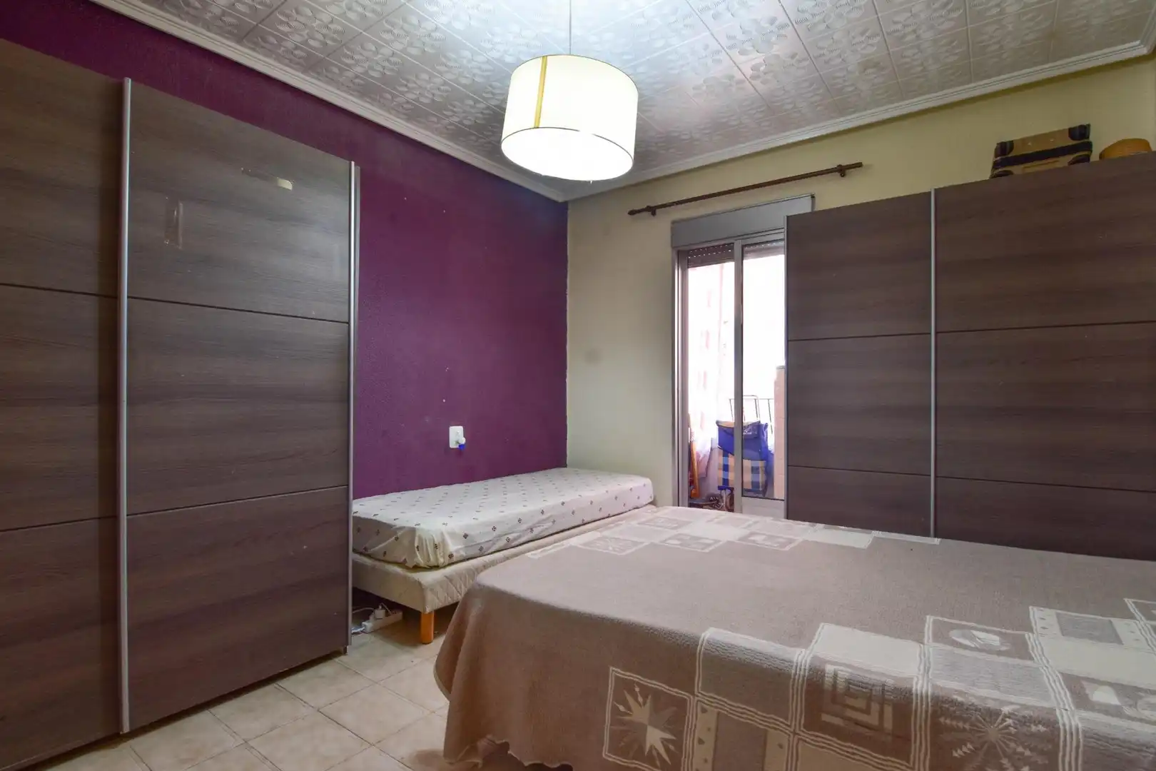 Schlafzimmer von Wohnung zum Verkauf in Albal mit Klimaanlage, Heizung und Balkon