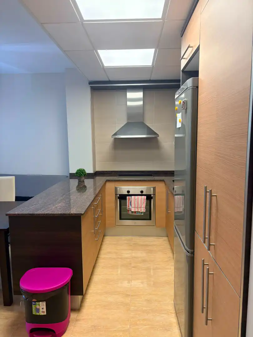 Cocina de Apartamento de alquiler en Vandellòs i l'Hospitalet de l'Infant con Aire acondicionado, Calefacción y Amueblado