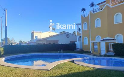 Garden of Single-family semi-detached for sale in Els Poblets  with Air Conditioner, Heating and Terrace