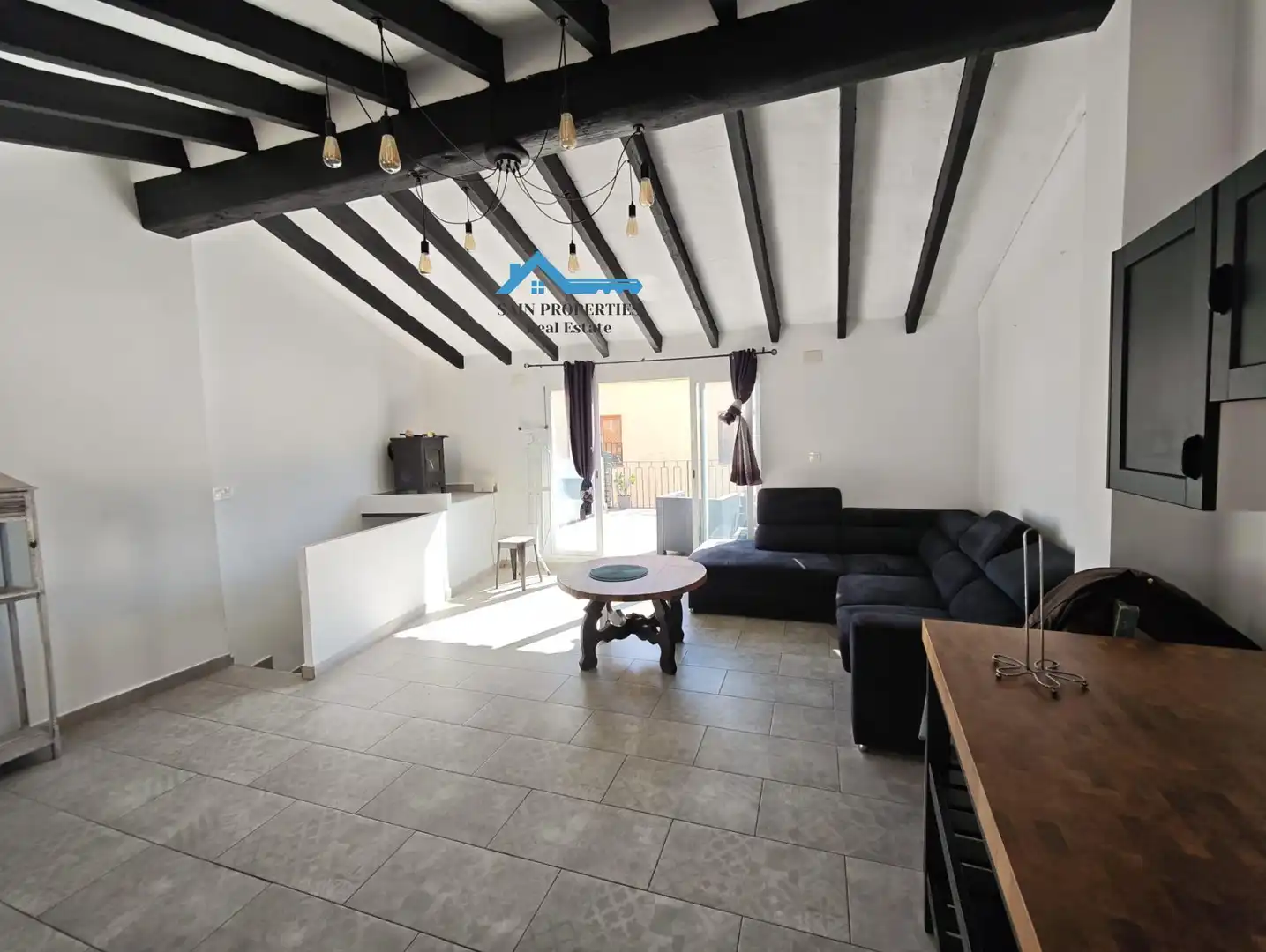 Sala de estar de Dúplex en venta en La Nucia con Terraza y Balcón
