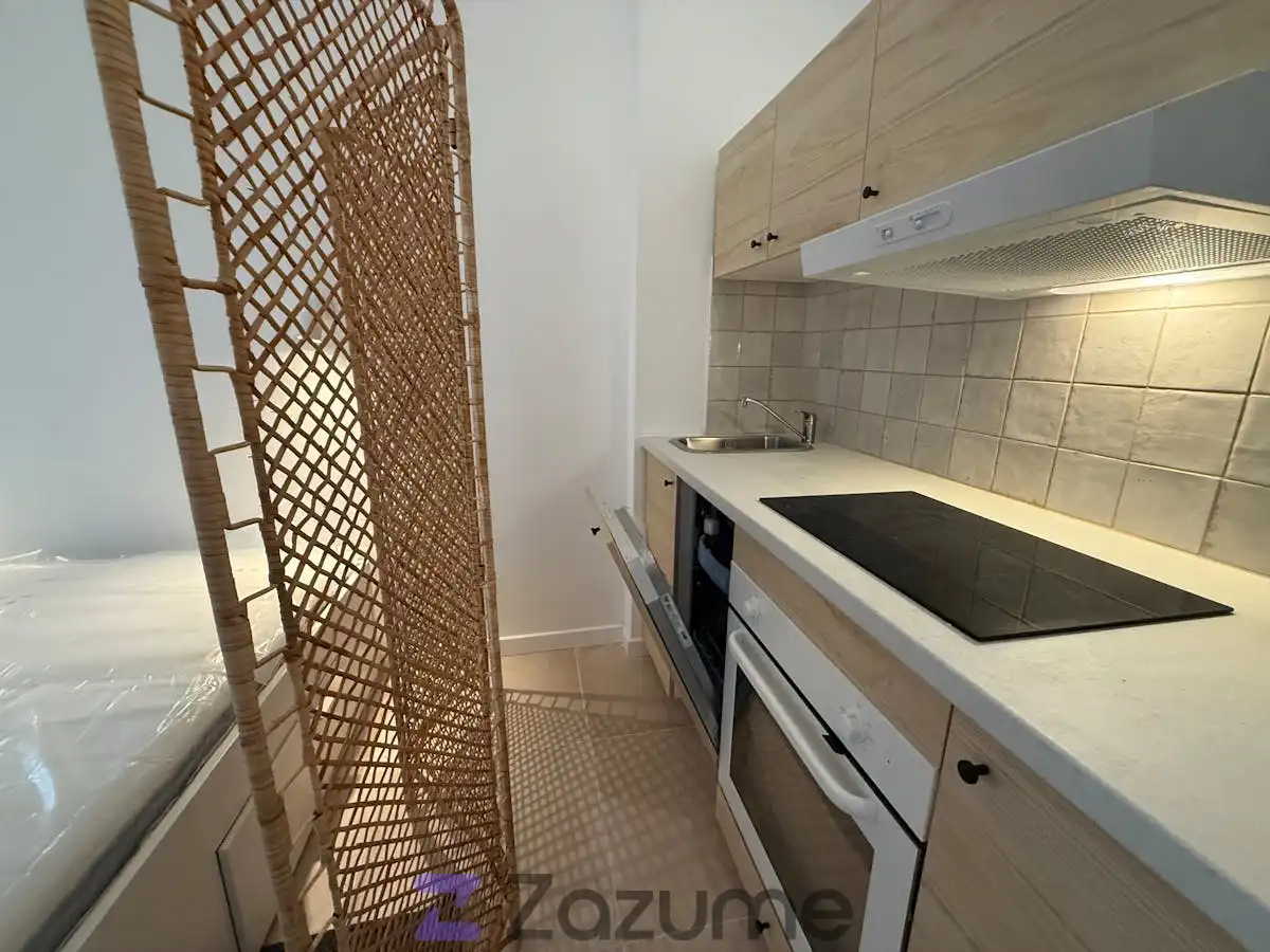 Küche von Wohnung zur Miete in Las Palmas de Gran Canaria mit Parkett, Möbliert und Ofen