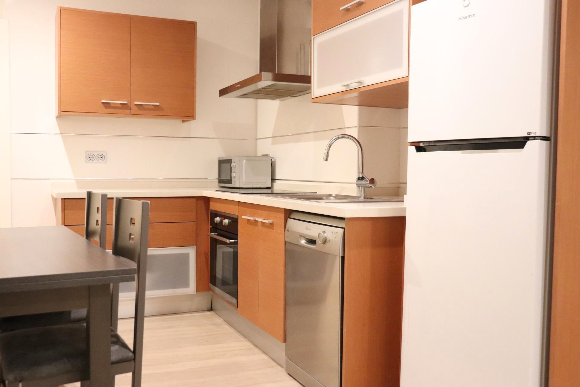 Kitchen of Flat for sale in Elche / Elx  with Air Conditioner