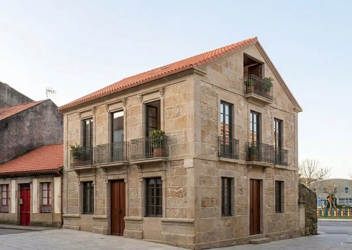 Vista exterior de Casa o chalet en venta en Rianxo