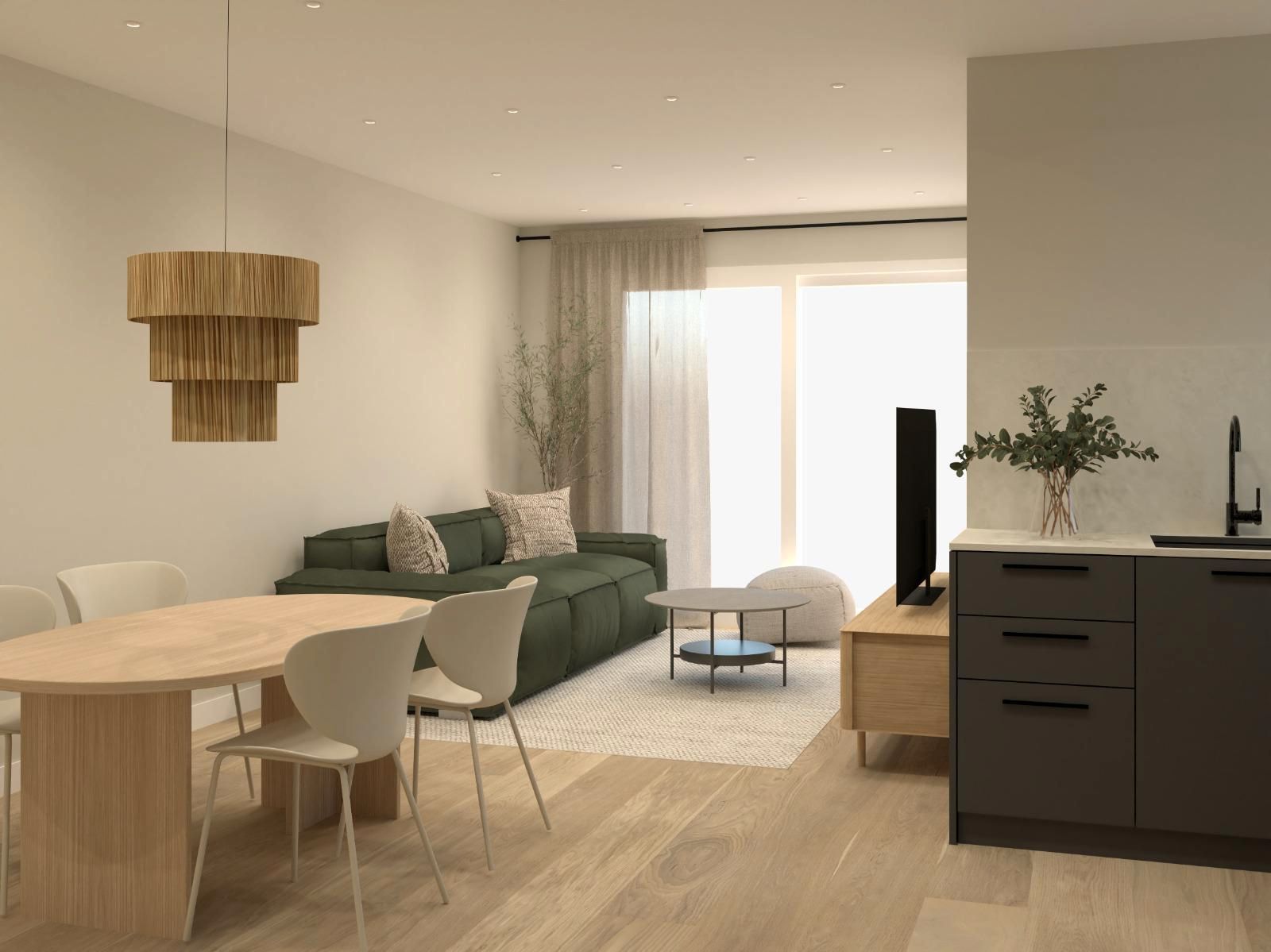 Sala de estar de Ático en venta en  Barcelona Capital con Balcón